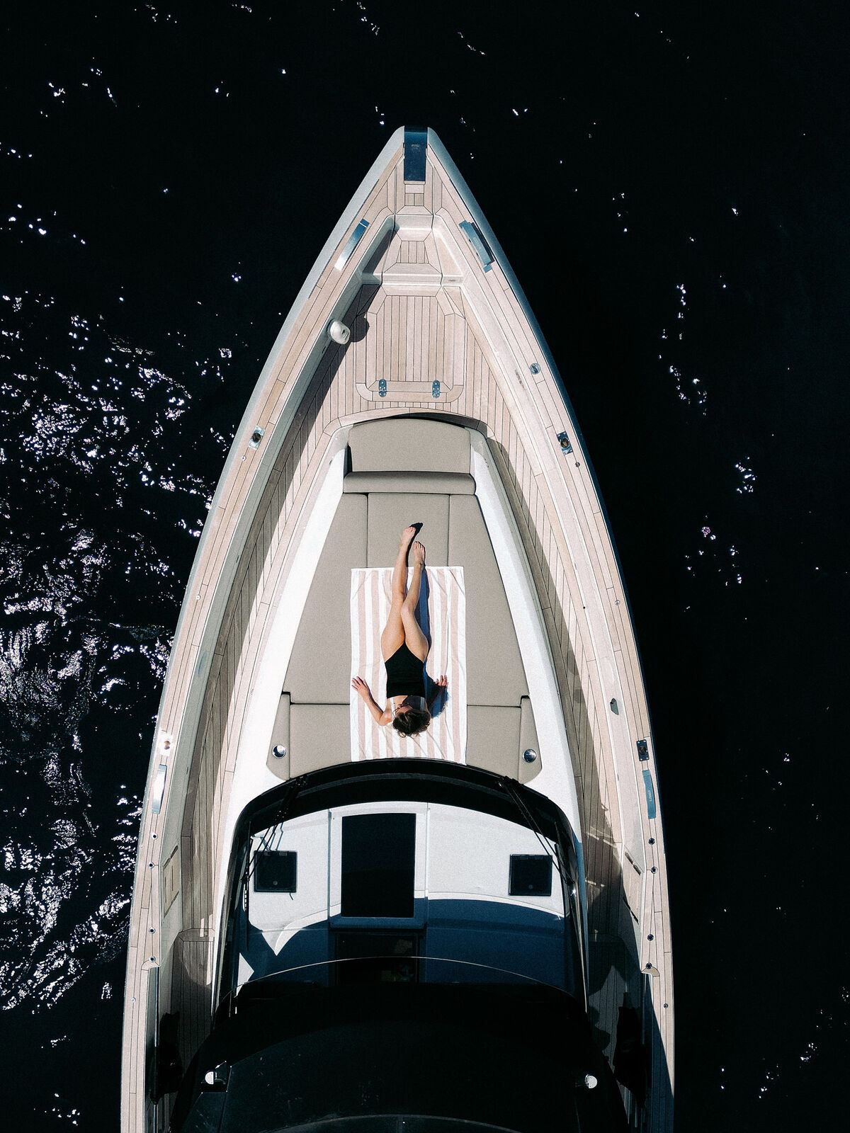 Yacht vu du ciel